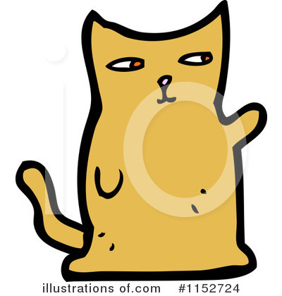 Royalty-Free (RF) Cat Clipart Illustration by lineartestpilot - Stock Sample #1152724
