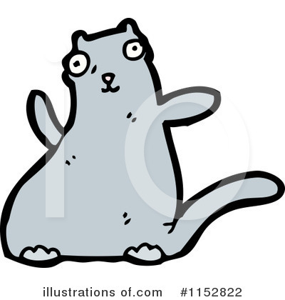 Royalty-Free (RF) Cat Clipart Illustration by lineartestpilot - Stock Sample #1152822