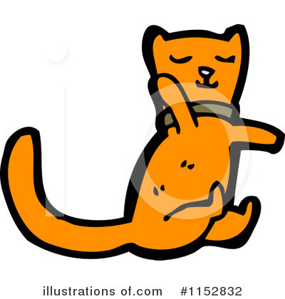 Royalty-Free (RF) Cat Clipart Illustration by lineartestpilot - Stock Sample #1152832