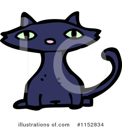 Royalty-Free (RF) Cat Clipart Illustration by lineartestpilot - Stock Sample #1152834