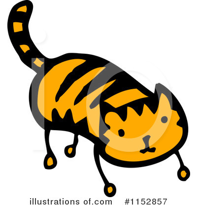 Royalty-Free (RF) Cat Clipart Illustration by lineartestpilot - Stock Sample #1152857