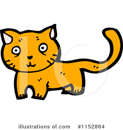 Royalty-Free (RF) Cat Clipart Illustration by lineartestpilot - Stock Sample #1152864