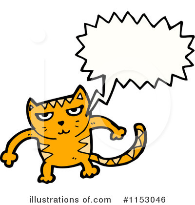Royalty-Free (RF) Cat Clipart Illustration by lineartestpilot - Stock Sample #1153046