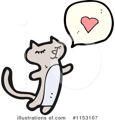 Royalty-Free (RF) Cat Clipart Illustration by lineartestpilot - Stock Sample #1153107