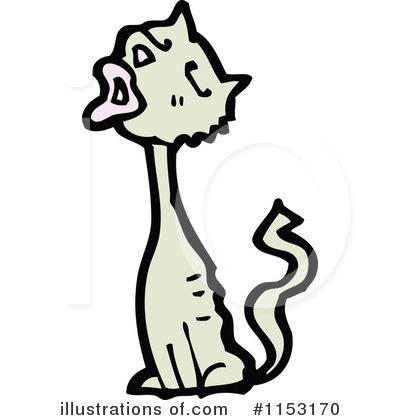 Royalty-Free (RF) Cat Clipart Illustration by lineartestpilot - Stock Sample #1153170