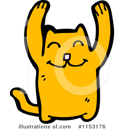 Royalty-Free (RF) Cat Clipart Illustration by lineartestpilot - Stock Sample #1153176