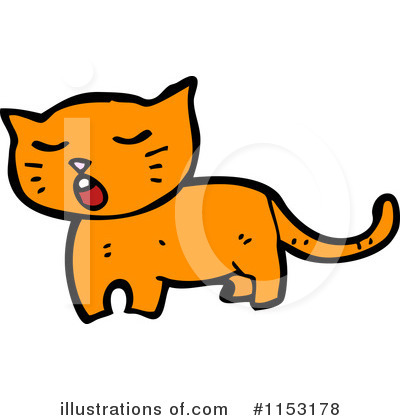 Royalty-Free (RF) Cat Clipart Illustration by lineartestpilot - Stock Sample #1153178