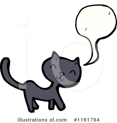 Royalty-Free (RF) Cat Clipart Illustration by lineartestpilot - Stock Sample #1161794