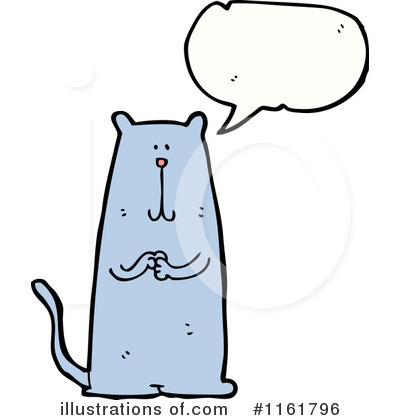 Royalty-Free (RF) Cat Clipart Illustration by lineartestpilot - Stock Sample #1161796