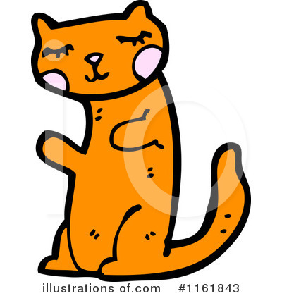 Orange Cat Clipart #1161843 by lineartestpilot