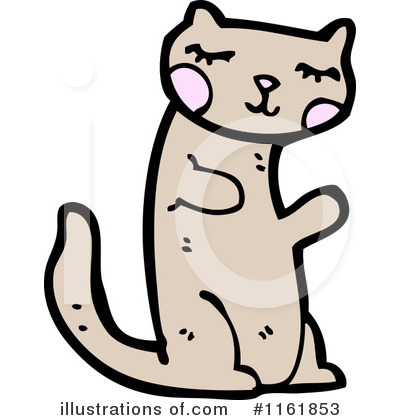 Royalty-Free (RF) Cat Clipart Illustration by lineartestpilot - Stock Sample #1161853