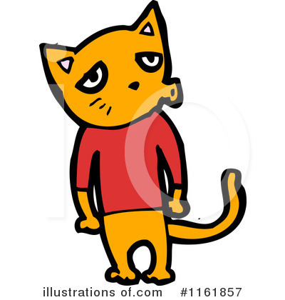 Royalty-Free (RF) Cat Clipart Illustration by lineartestpilot - Stock Sample #1161857