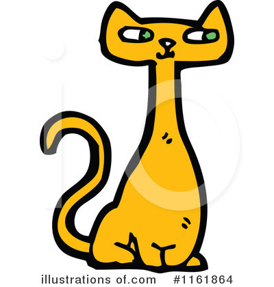 Royalty-Free (RF) Cat Clipart Illustration by lineartestpilot - Stock Sample #1161864