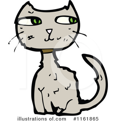 Royalty-Free (RF) Cat Clipart Illustration by lineartestpilot - Stock Sample #1161865