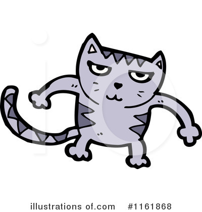 Royalty-Free (RF) Cat Clipart Illustration by lineartestpilot - Stock Sample #1161868