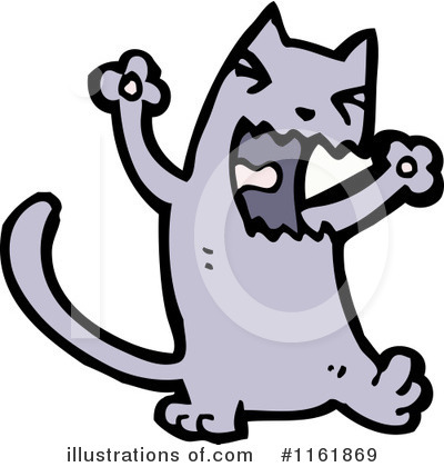 Royalty-Free (RF) Cat Clipart Illustration by lineartestpilot - Stock Sample #1161869