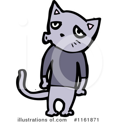 Royalty-Free (RF) Cat Clipart Illustration by lineartestpilot - Stock Sample #1161871