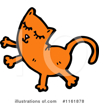 Royalty-Free (RF) Cat Clipart Illustration by lineartestpilot - Stock Sample #1161878