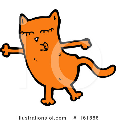 Royalty-Free (RF) Cat Clipart Illustration by lineartestpilot - Stock Sample #1161886