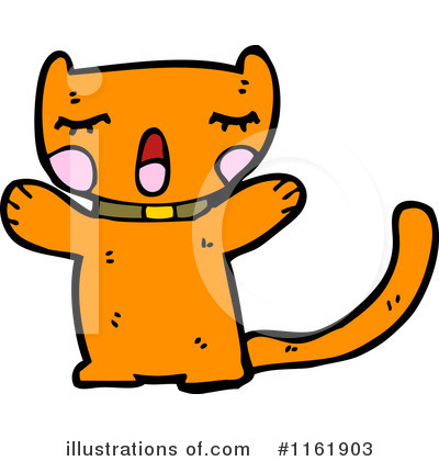 Royalty-Free (RF) Cat Clipart Illustration by lineartestpilot - Stock Sample #1161903