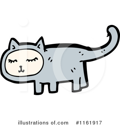 Royalty-Free (RF) Cat Clipart Illustration by lineartestpilot - Stock Sample #1161917