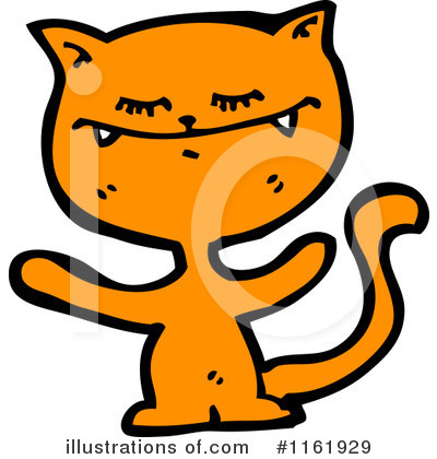 Royalty-Free (RF) Cat Clipart Illustration by lineartestpilot - Stock Sample #1161929