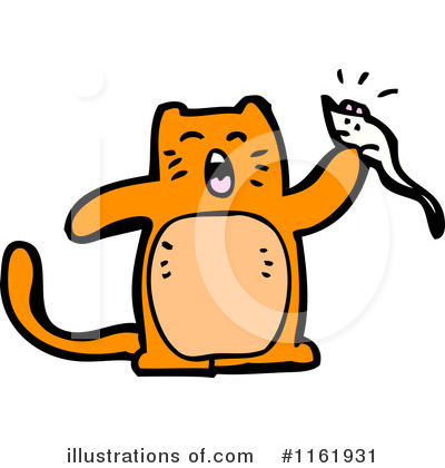 Royalty-Free (RF) Cat Clipart Illustration by lineartestpilot - Stock Sample #1161931