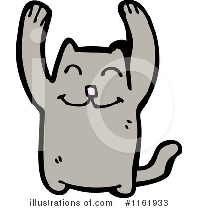 Royalty-Free (RF) Cat Clipart Illustration by lineartestpilot - Stock Sample #1161933
