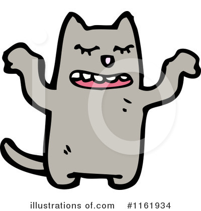 Royalty-Free (RF) Cat Clipart Illustration by lineartestpilot - Stock Sample #1161934