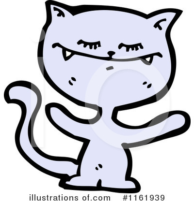 Royalty-Free (RF) Cat Clipart Illustration by lineartestpilot - Stock Sample #1161939