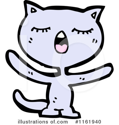 Royalty-Free (RF) Cat Clipart Illustration by lineartestpilot - Stock Sample #1161940