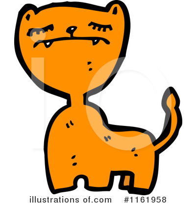 Royalty-Free (RF) Cat Clipart Illustration by lineartestpilot - Stock Sample #1161958
