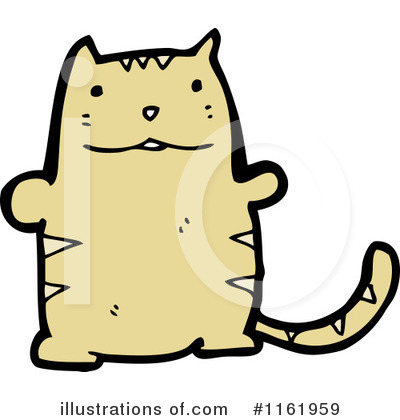 Royalty-Free (RF) Cat Clipart Illustration by lineartestpilot - Stock Sample #1161959