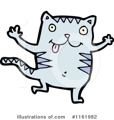 Royalty-Free (RF) Cat Clipart Illustration by lineartestpilot - Stock Sample #1161982