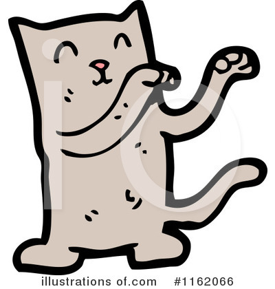 Royalty-Free (RF) Cat Clipart Illustration by lineartestpilot - Stock Sample #1162066