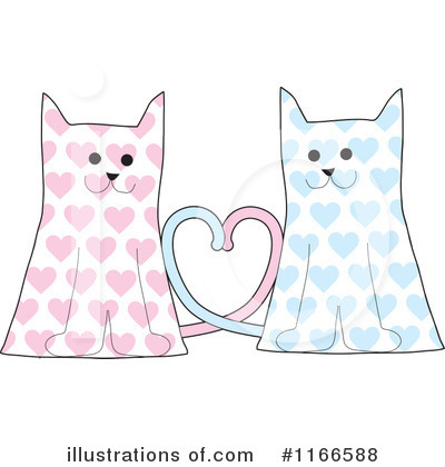 Royalty-Free (RF) Cat Clipart Illustration by Maria Bell - Stock Sample #1166588