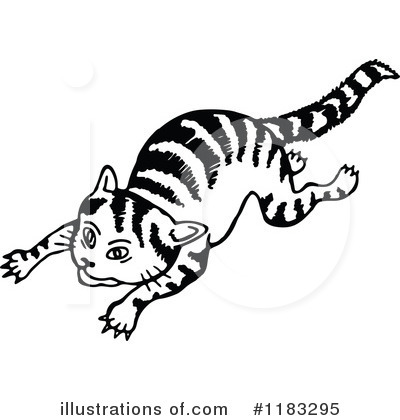 Royalty-Free (RF) Cat Clipart Illustration by Prawny - Stock Sample #1183295