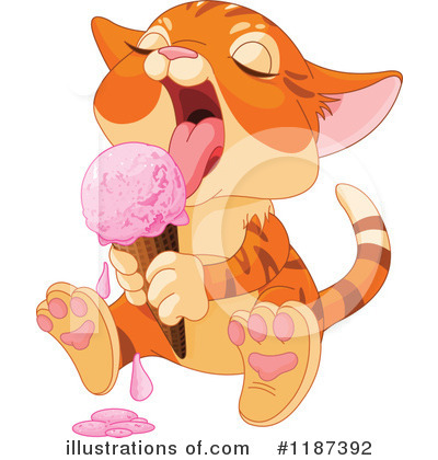 Royalty-Free (RF) Cat Clipart Illustration by Pushkin - Stock Sample #1187392