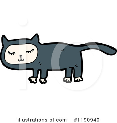 Royalty-Free (RF) Cat Clipart Illustration by lineartestpilot - Stock Sample #1190940