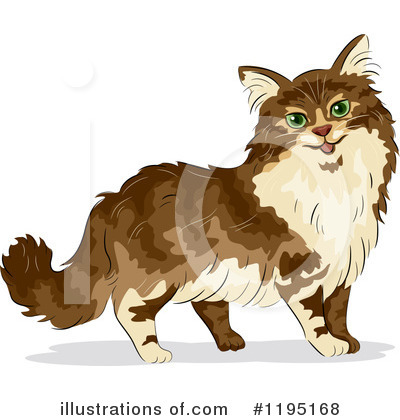 Royalty-Free (RF) Cat Clipart Illustration by BNP Design Studio - Stock Sample #1195168