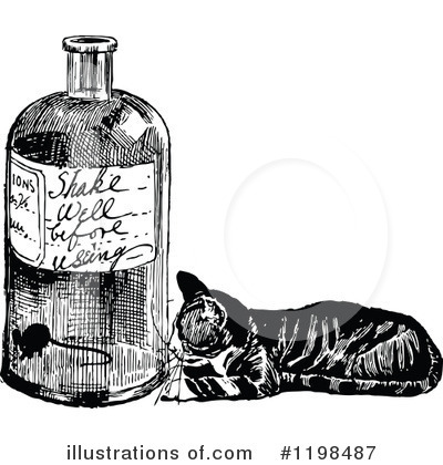 Bottle Clipart #1198487 by Prawny Vintage