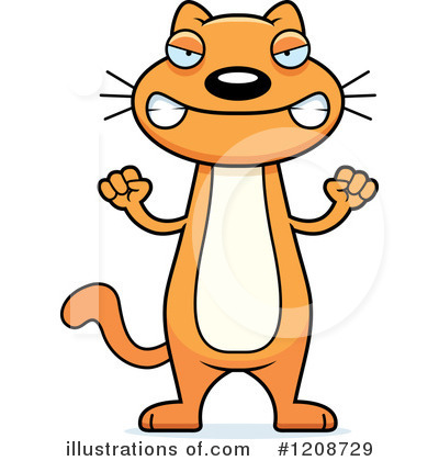 Royalty-Free (RF) Cat Clipart Illustration by Cory Thoman - Stock Sample #1208729