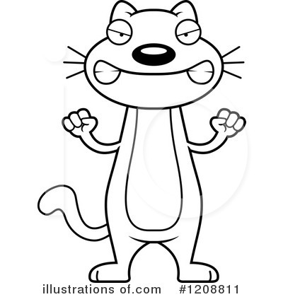 Royalty-Free (RF) Cat Clipart Illustration by Cory Thoman - Stock Sample #1208811