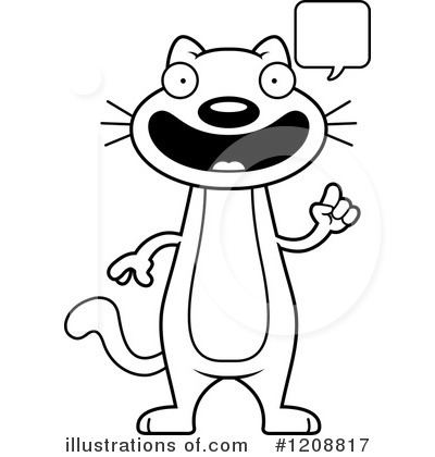 Royalty-Free (RF) Cat Clipart Illustration by Cory Thoman - Stock Sample #1208817