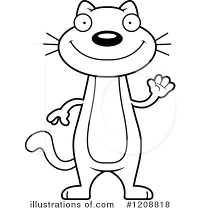 Royalty-Free (RF) Cat Clipart Illustration by Cory Thoman - Stock Sample #1208818