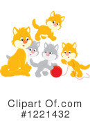 Cat Clipart #1221432 by Alex Bannykh