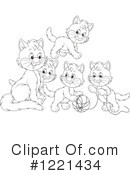 Cat Clipart #1221434 by Alex Bannykh