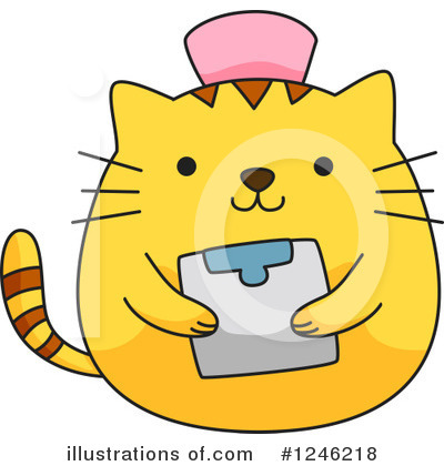 Royalty-Free (RF) Cat Clipart Illustration by BNP Design Studio - Stock Sample #1246218