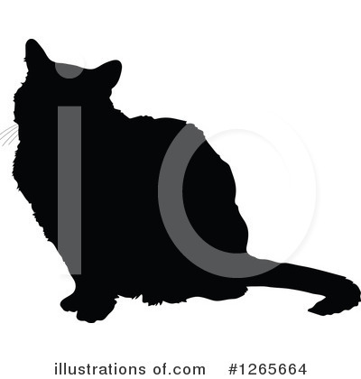 Royalty-Free (RF) Cat Clipart Illustration by Maria Bell - Stock Sample #1265664