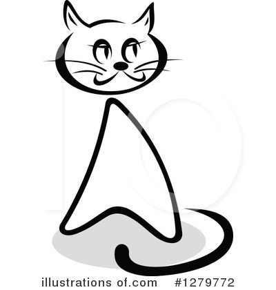 Royalty-Free (RF) Cat Clipart Illustration by Vector Tradition SM - Stock Sample #1279772